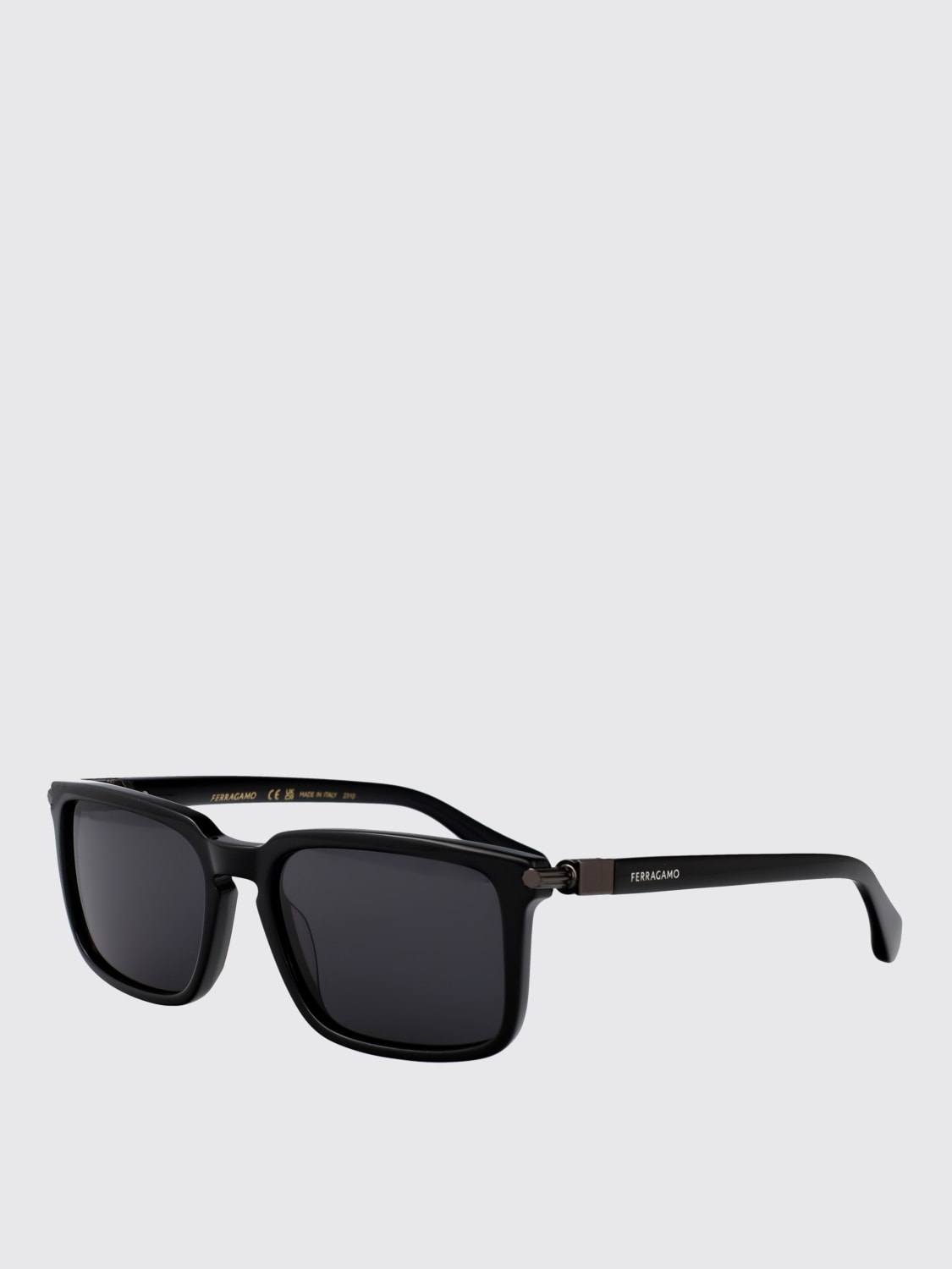 FERRAGAMO OCCHIALI DA SOLE: Occhiali da sole SF1110S Ferragamo in acetato , Nero - Img 1