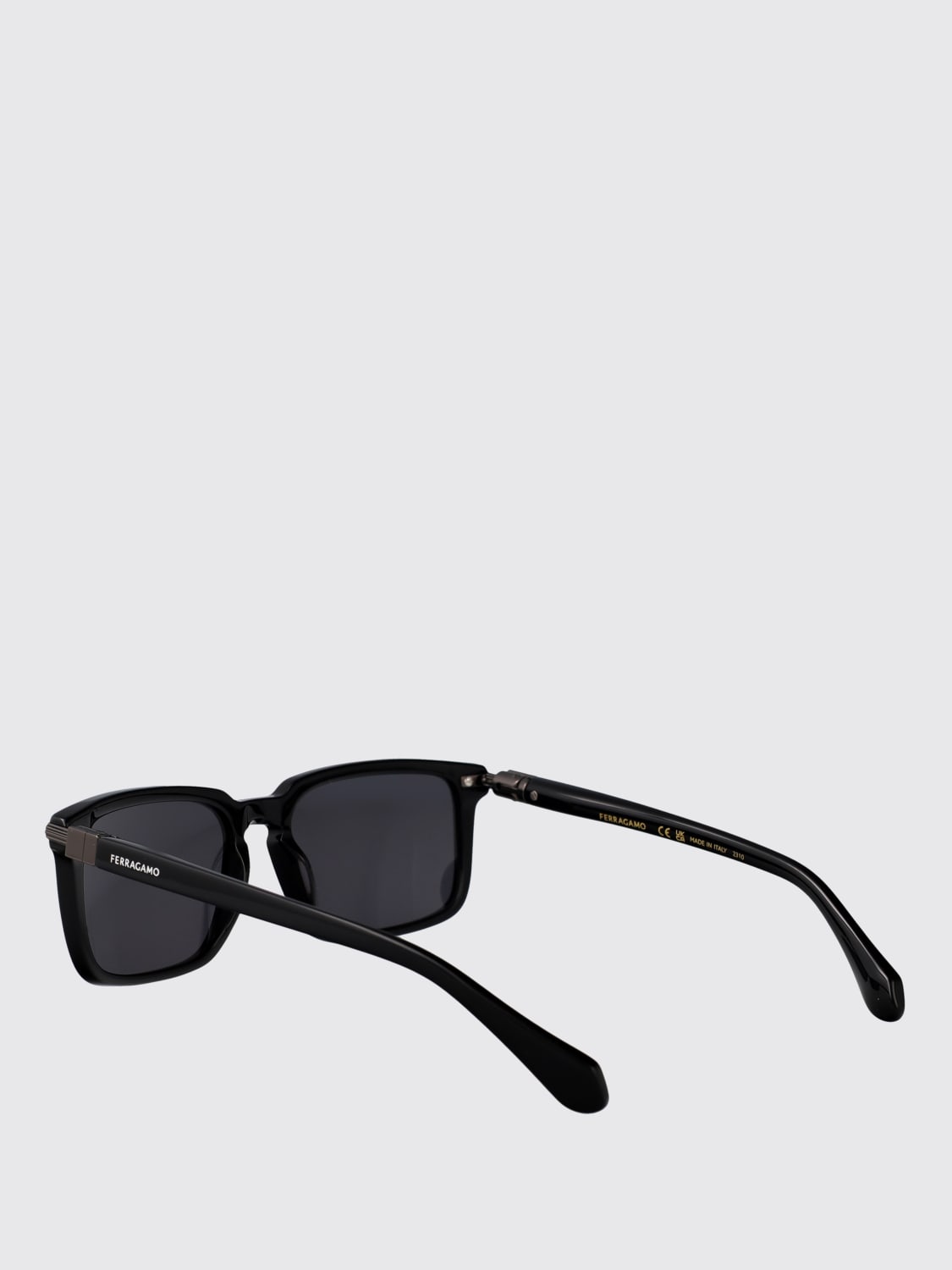 FERRAGAMO OCCHIALI DA SOLE: Occhiali da sole SF1110S Ferragamo in acetato , Nero - Img 3