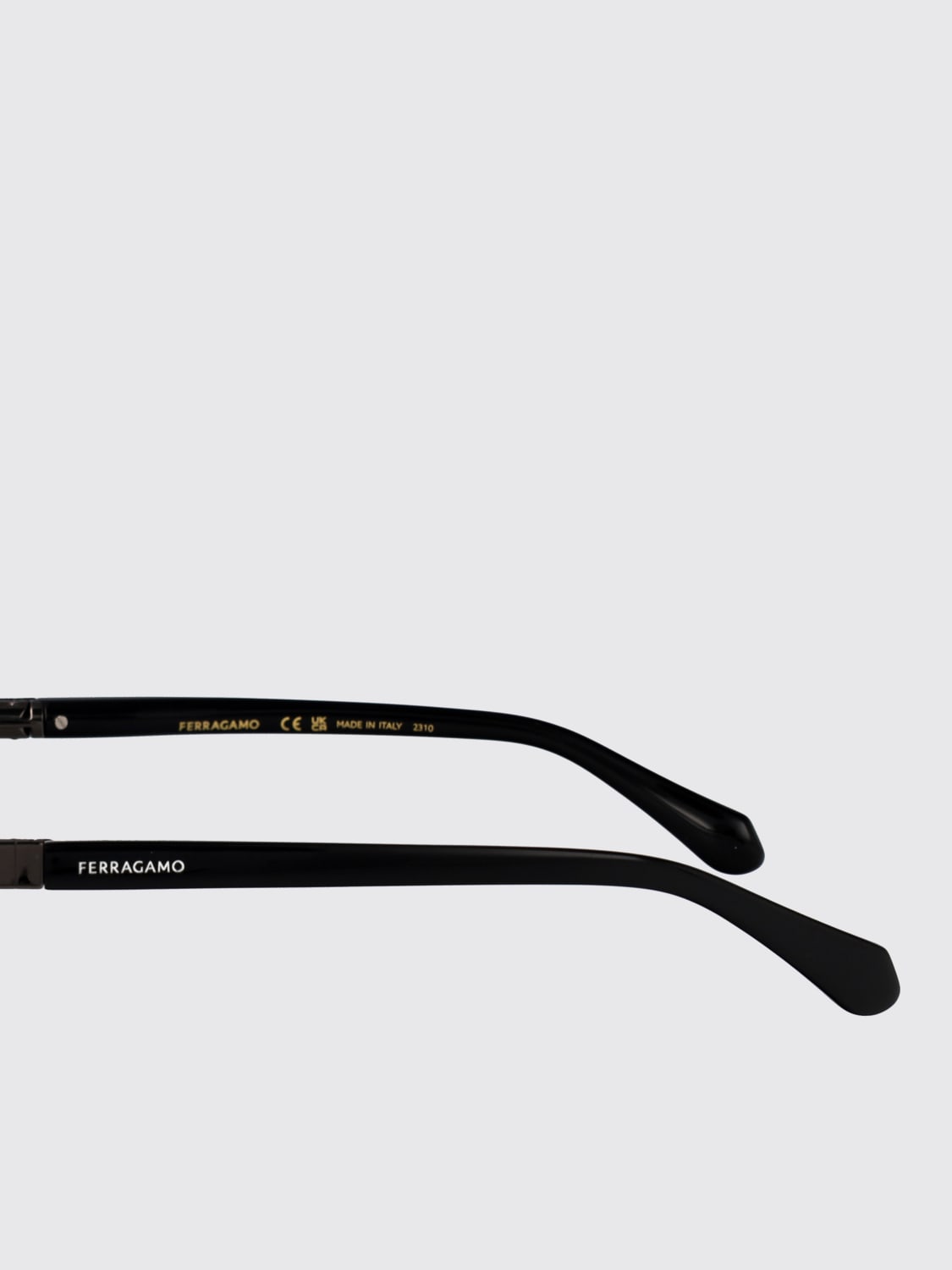 FERRAGAMO OCCHIALI DA SOLE: Occhiali da sole SF1110S Ferragamo in acetato , Nero - Img 4