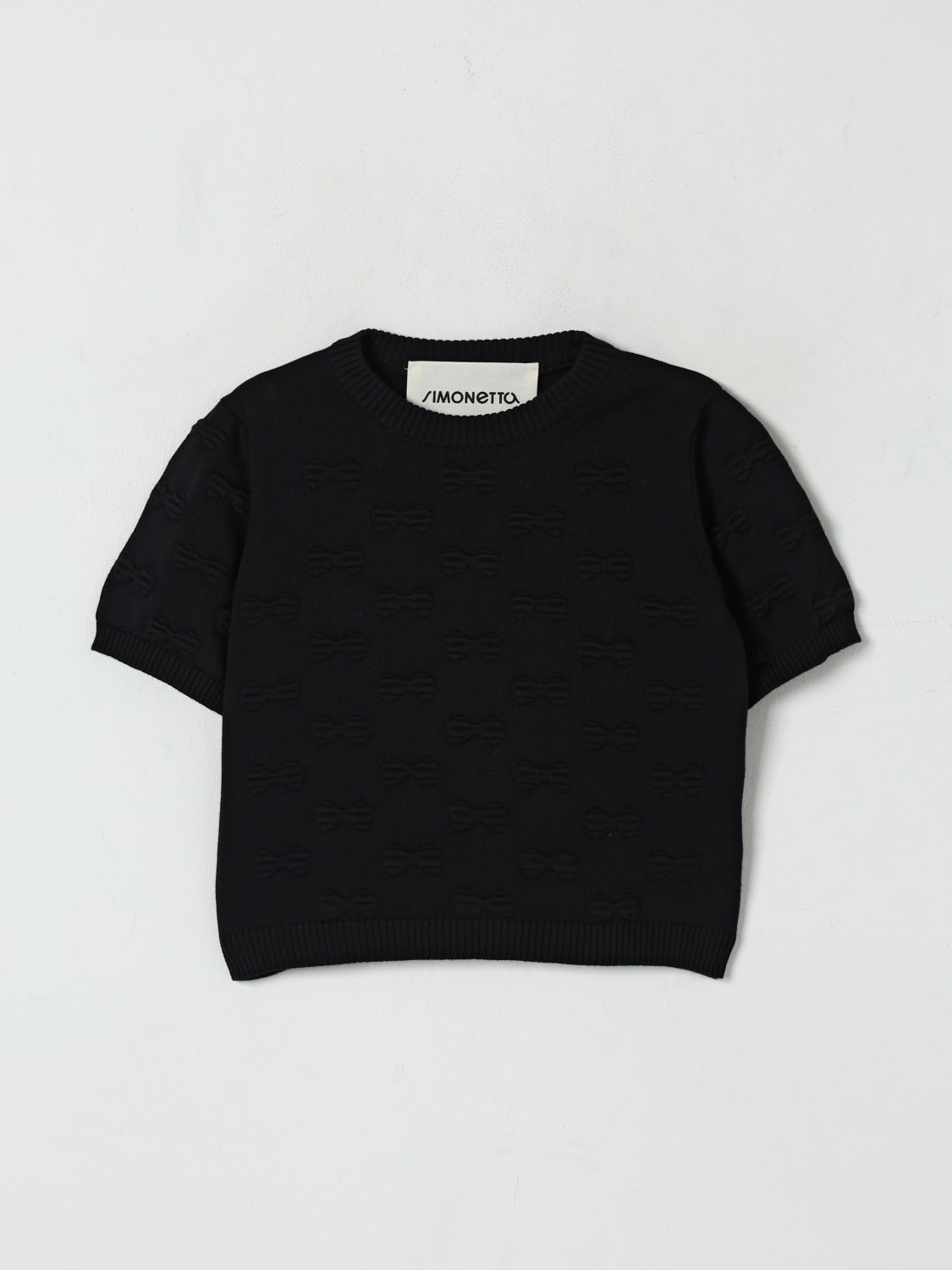 SIMONETTA PULLOVER: Kleid kinder Simonetta, Schwarz - Img 1