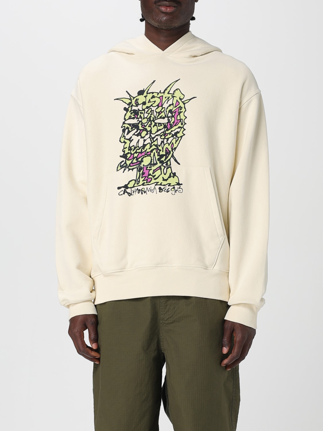 BRAIN DEAD SWEATSHIRT: Jumper men Brain Dead, White - Img 1