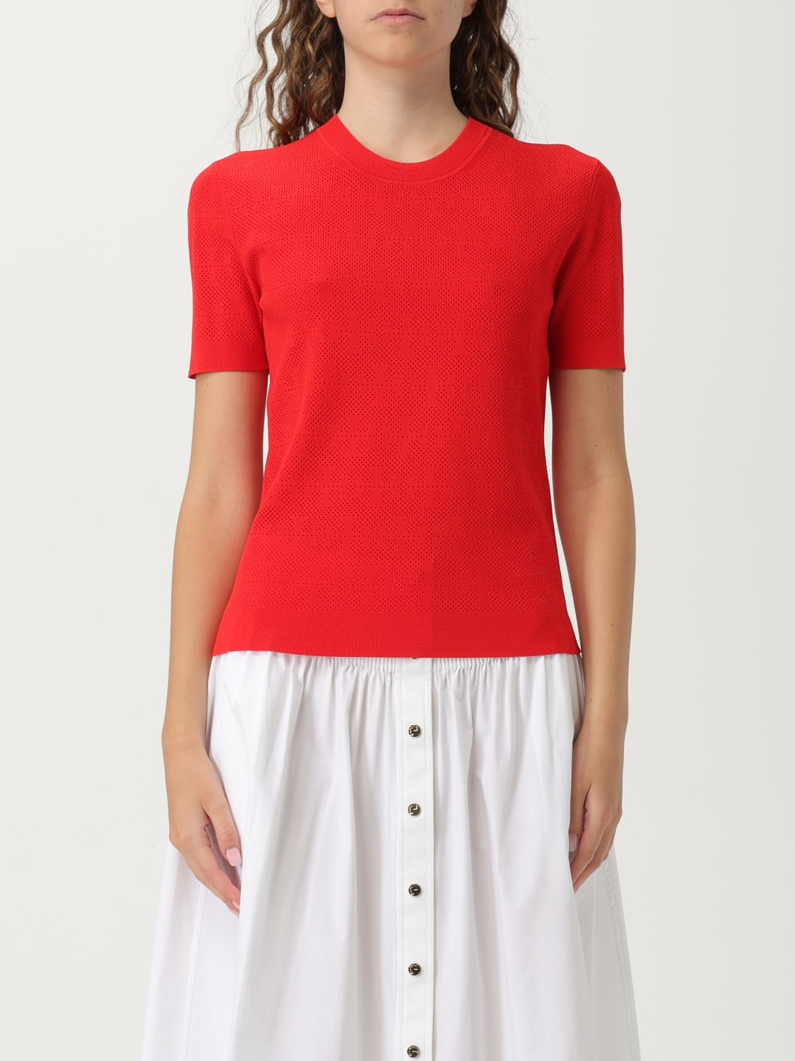 TORY BURCH JERSEY: Camiseta mujer Tory Burch, Rojo - Img 1