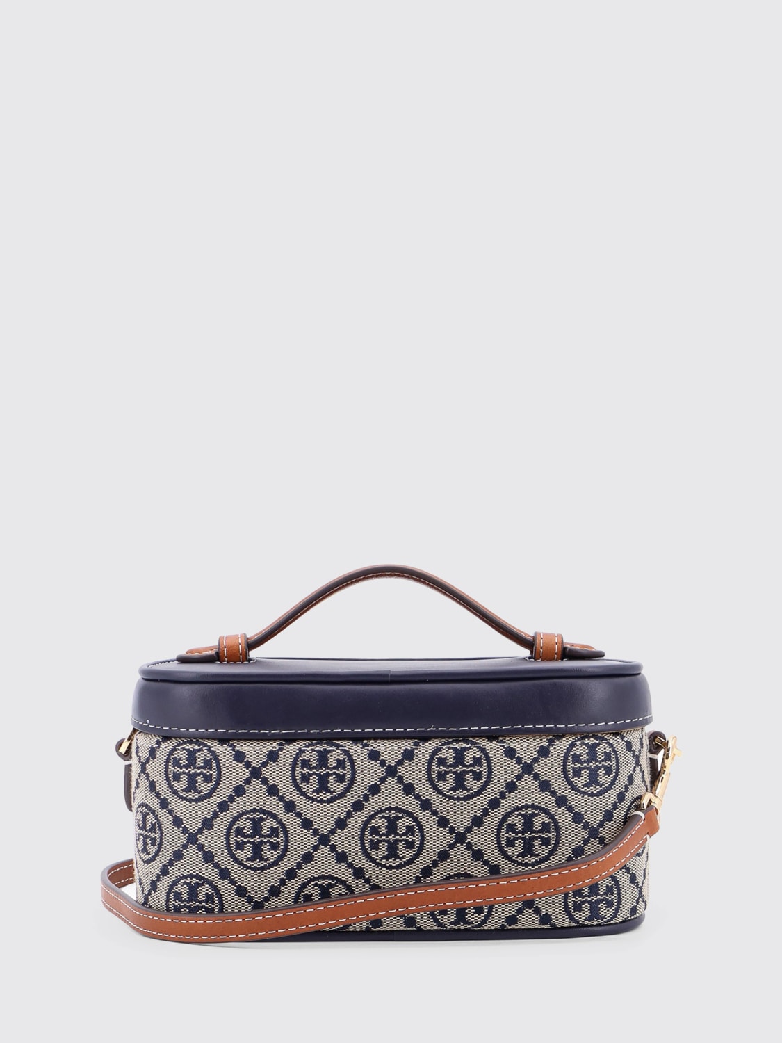 TORY BURCH ACCESSORI BEAUTY: Portagioie T monogram Tory Burch, Azzurro - Img 2