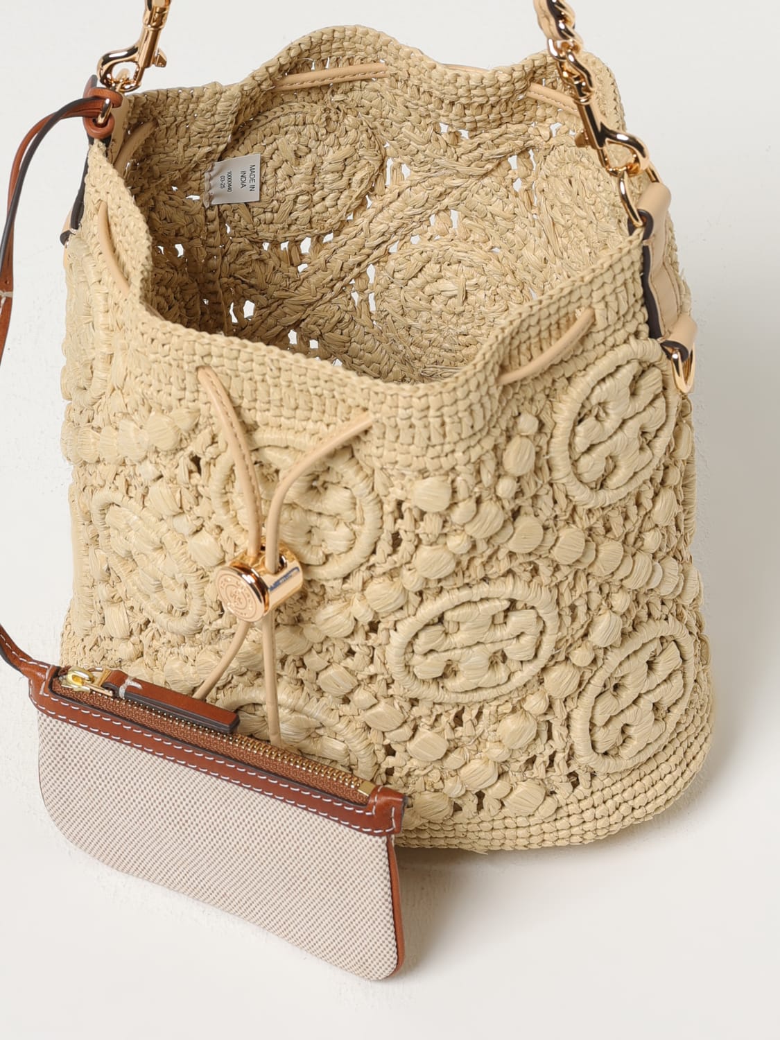 TORY BURCH MINI BAG: Crossbody bags woman Tory Burch, Beige - Img 3
