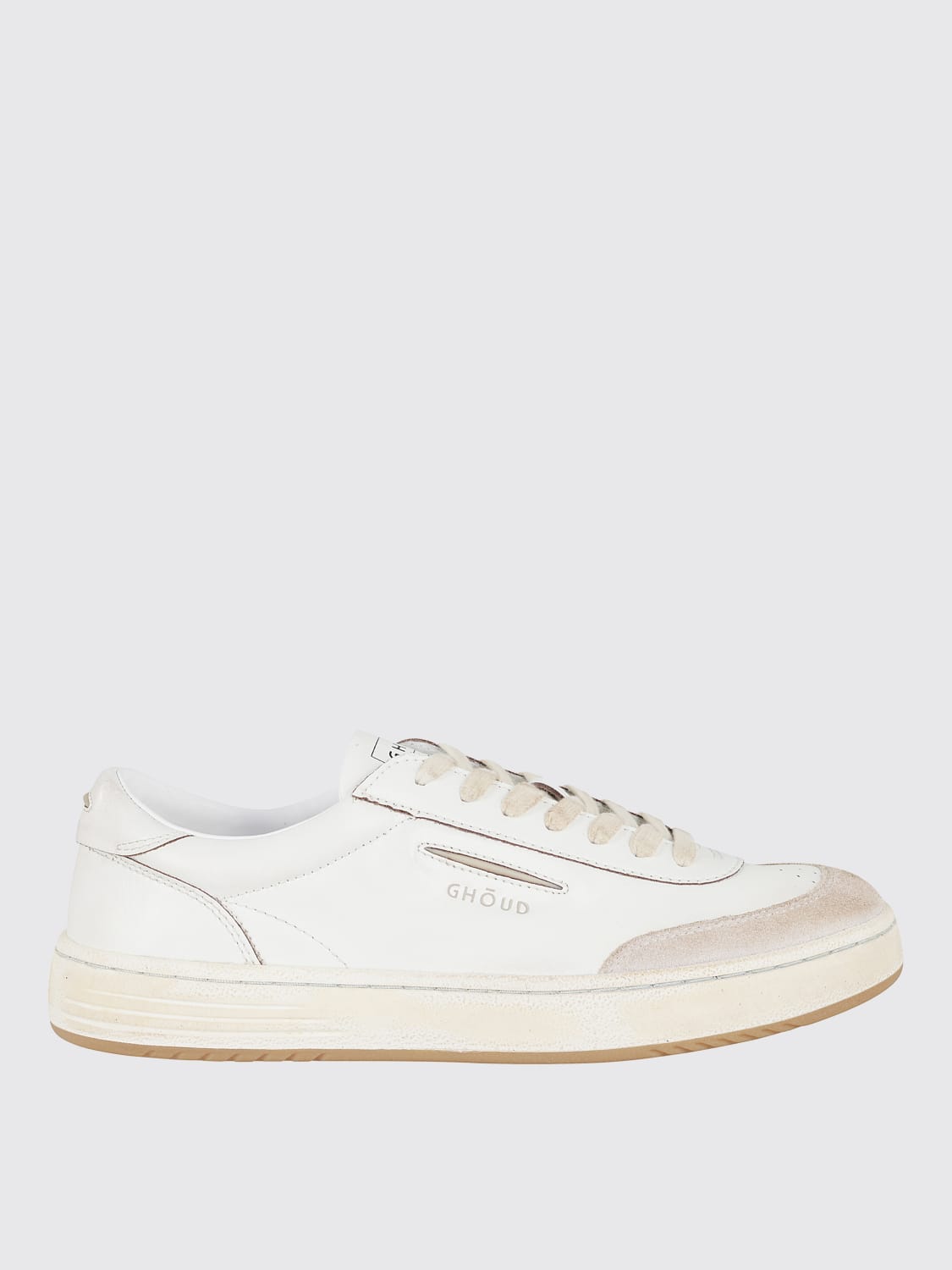 GHOUD SNEAKERS: Sneakers Lido Ghoud in pelle , Bianco - Img 1