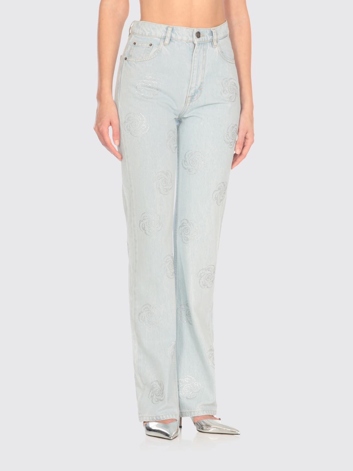 デニム・ジーパン ROTATE Woman Jeans Sky Blue 114063 1468 ROTATE: Jeans woman - Sky Blue | Rotate jeans 114063 online