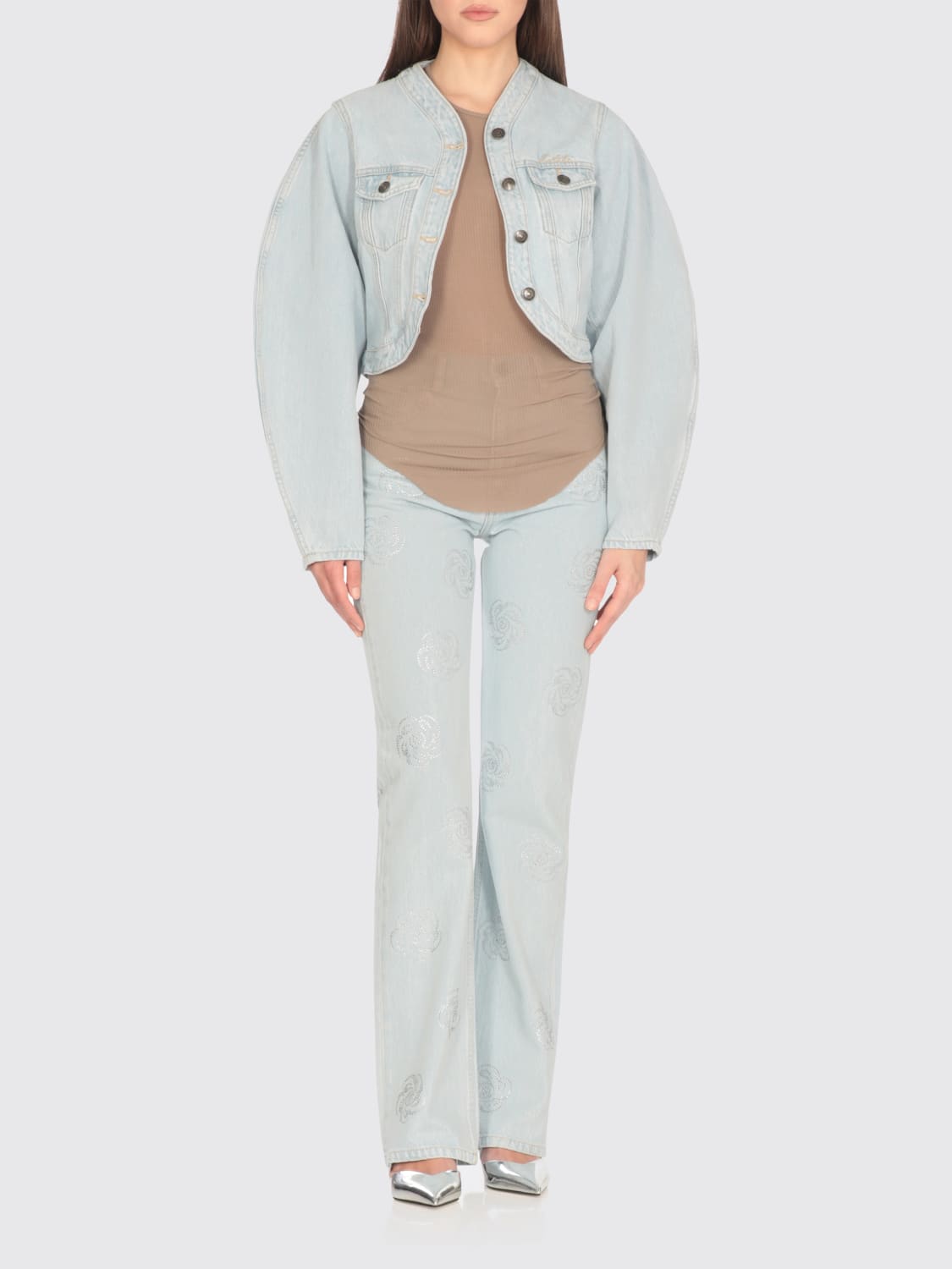 デニム・ジーパン ROTATE Woman Jeans Sky Blue 114063 1468 ROTATE: Jeans woman - Sky Blue | Rotate jeans 114063 online