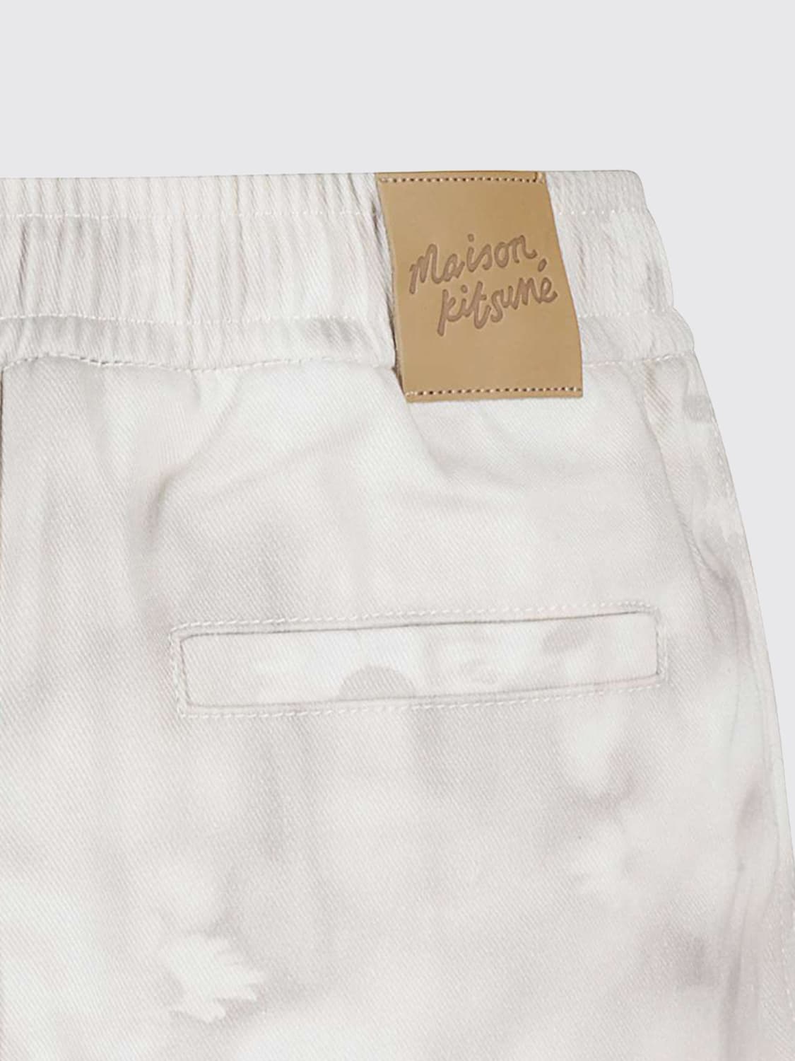 MAISON KITSUNÉ SHORTS: Short men Maison KitsunÉ, Beige - Img 3