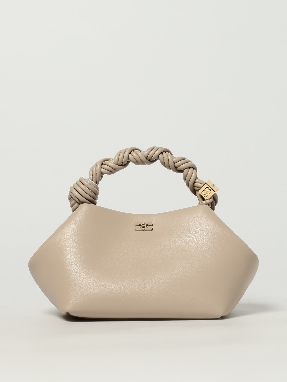 GANNI: Handbag woman - Grey | Ganni handbag A5245 online at GIGLIO.COM