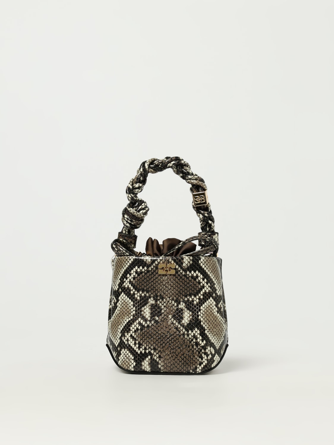 GANNI SAC À MAIN: Sac porté main femme Ganni, Gris - Img 1