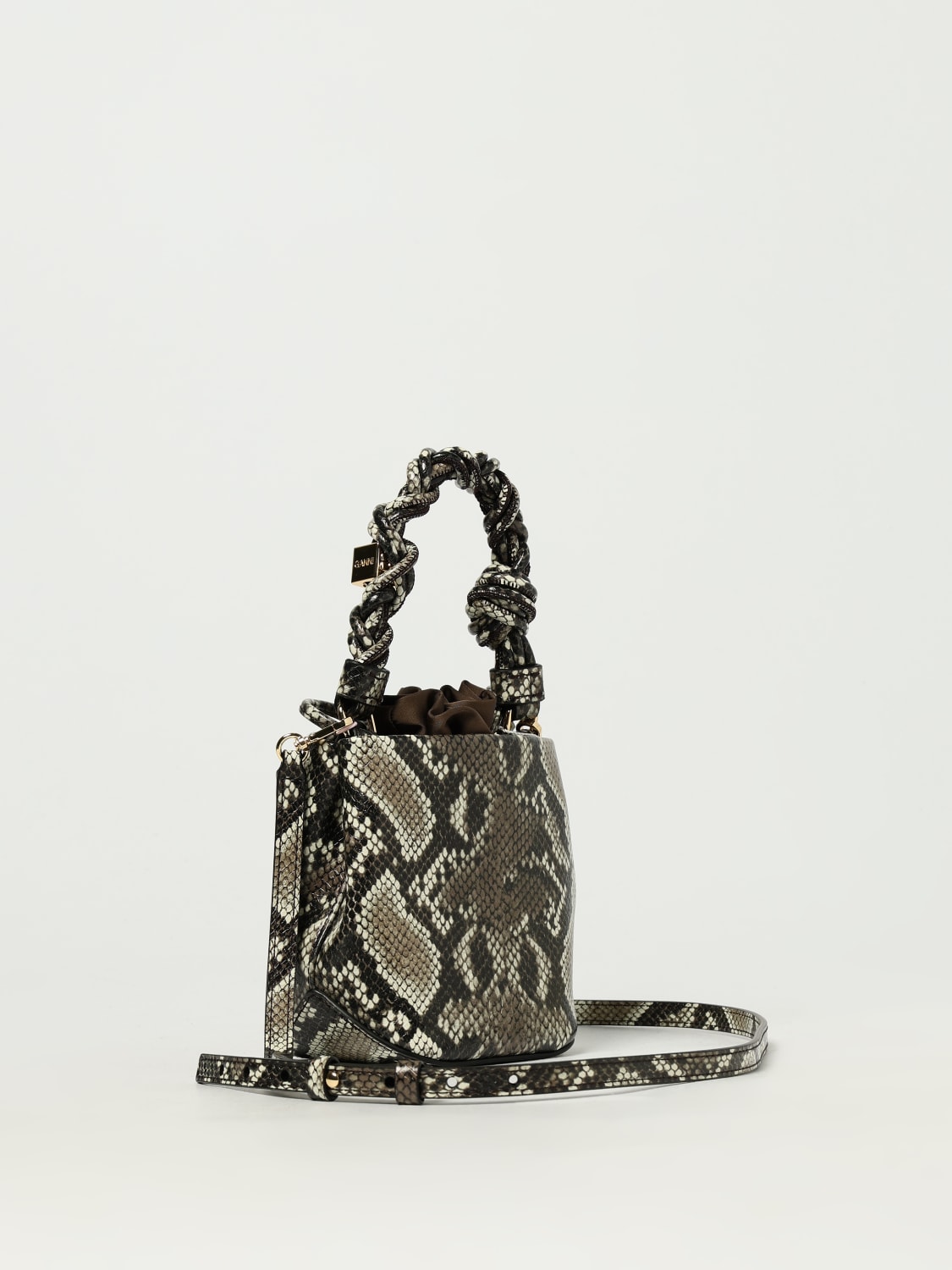 GANNI SAC À MAIN: Sac porté main femme Ganni, Gris - Img 2