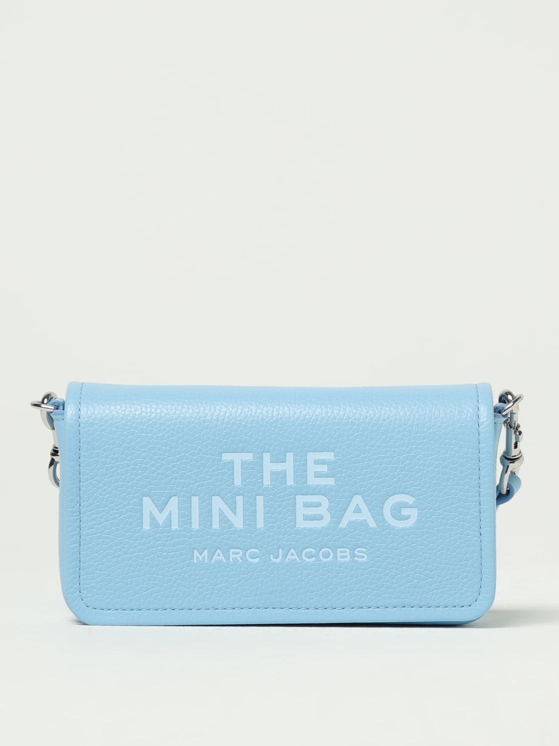 MARC JACOBS BORSA A TRACOLLA: Borse a tracolla The Mini Bag Marc Jacobs in pelle, Blue - Img 1