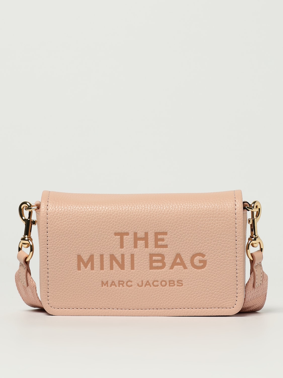MARC JACOBS BORSA A TRACOLLA: Borse a tracolla The Mini Bag Marc Jacobs in pelle, Rosa - Img 1