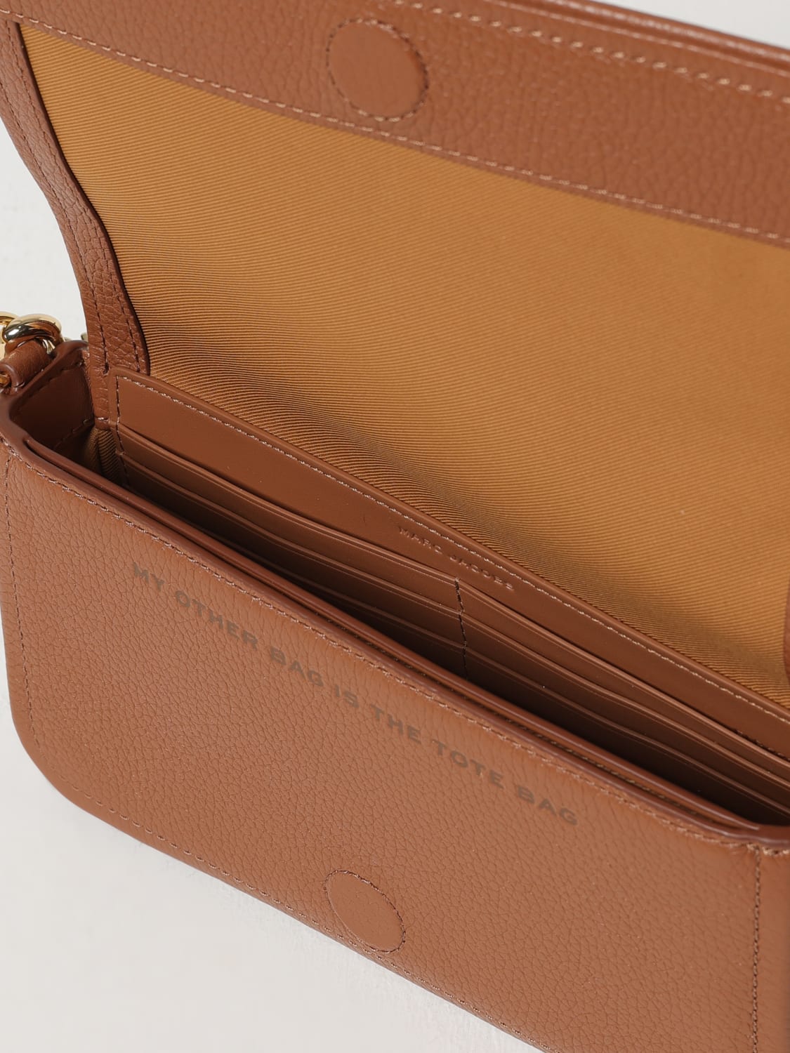 MARC JACOBS BORSA A TRACOLLA: Borse a tracolla The Mini Bag Marc Jacobs in pelle, Marrone - Img 3