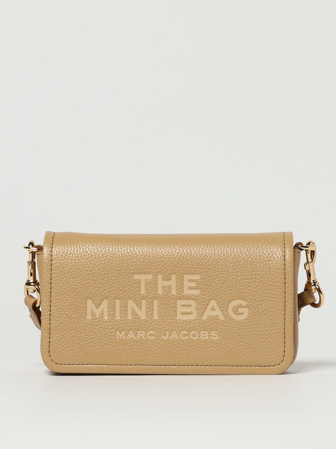 MARC JACOBS BORSA A TRACOLLA: Borse a tracolla The Mini Bag Marc Jacobs in pelle, Cammello - Img 1