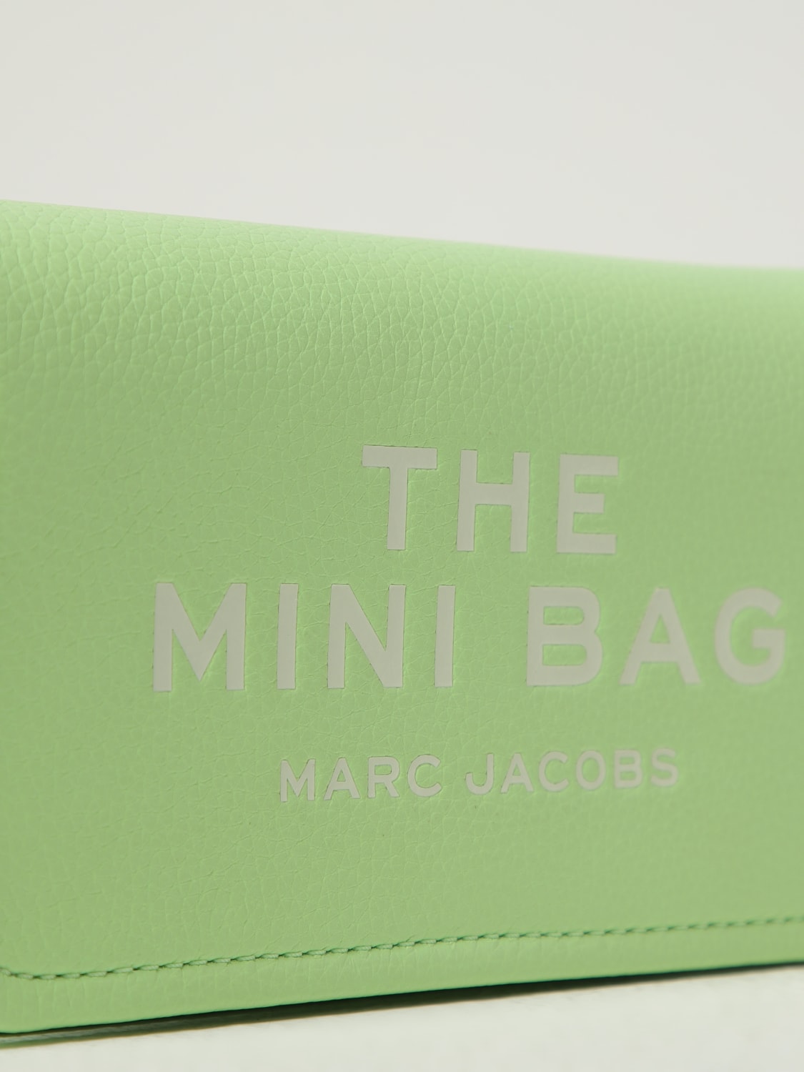 MARC JACOBS BORSA A TRACOLLA: Borse a tracolla The Mini Bag Marc Jacobs in pelle, Menta - Img 3