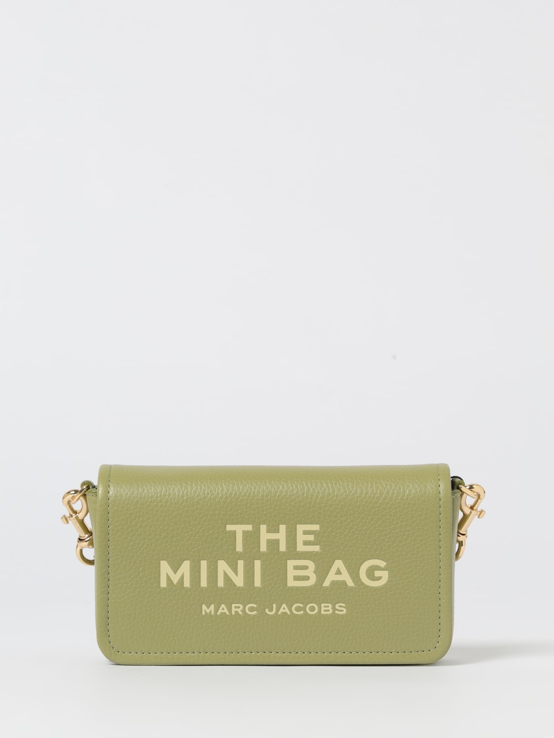 MARC JACOBS BORSA A TRACOLLA: Borse a tracolla The Mini Bag Marc Jacobs in pelle, Pistacchio - Img 1