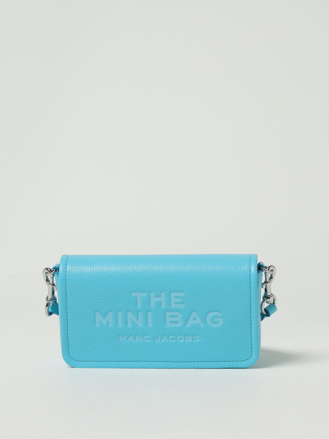 MARC JACOBS BORSA A TRACOLLA: Borse a tracolla The Mini Bag Marc Jacobs in pelle, Blue 1 - Img 1