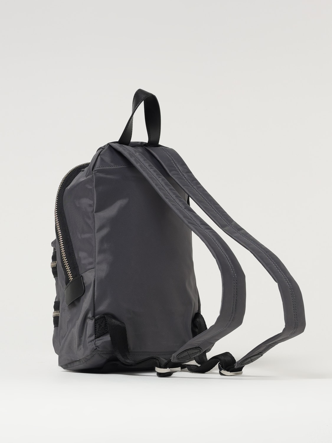 MARC JACOBS ZAINO: Zaino The Biker Medium Marc Jacobs in nylon , Grigio - Img 2