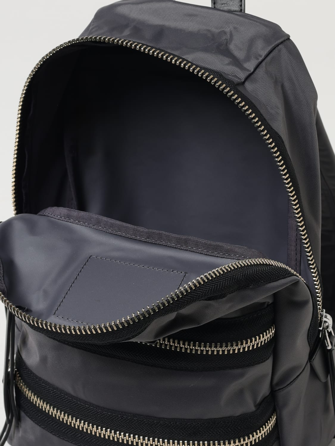 MARC JACOBS ZAINO: Zaino The Biker Medium Marc Jacobs in nylon , Grigio - Img 4