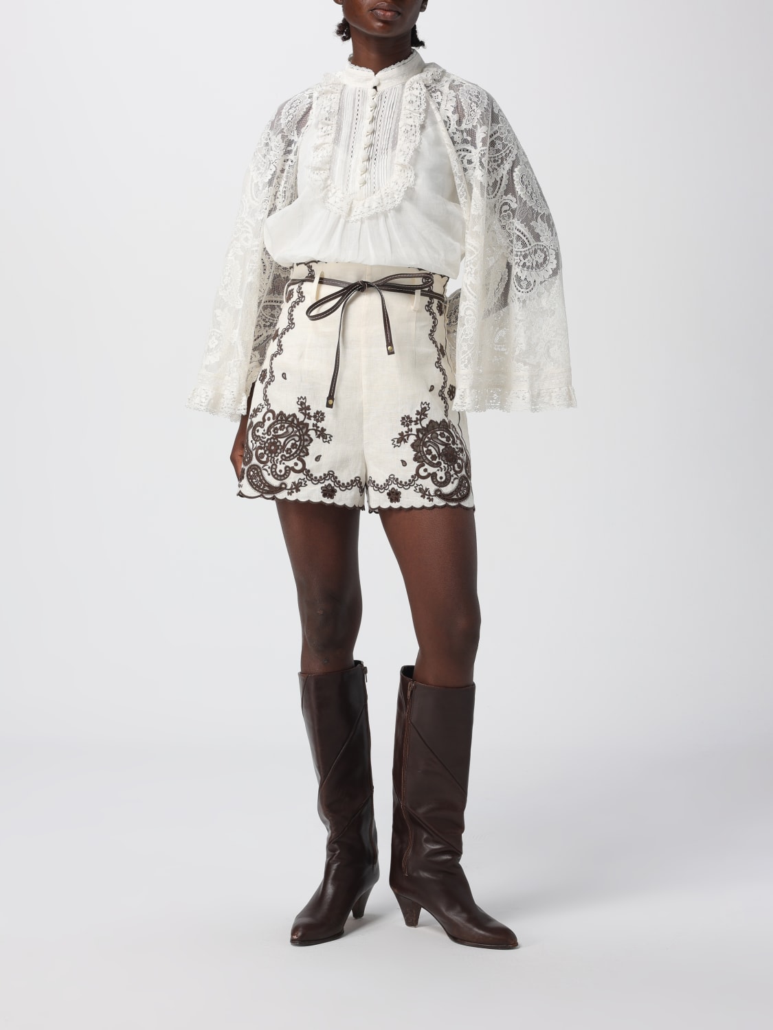 ZIMMERMANN TOP: Cape femme Zimmermann, Beige - Img 2