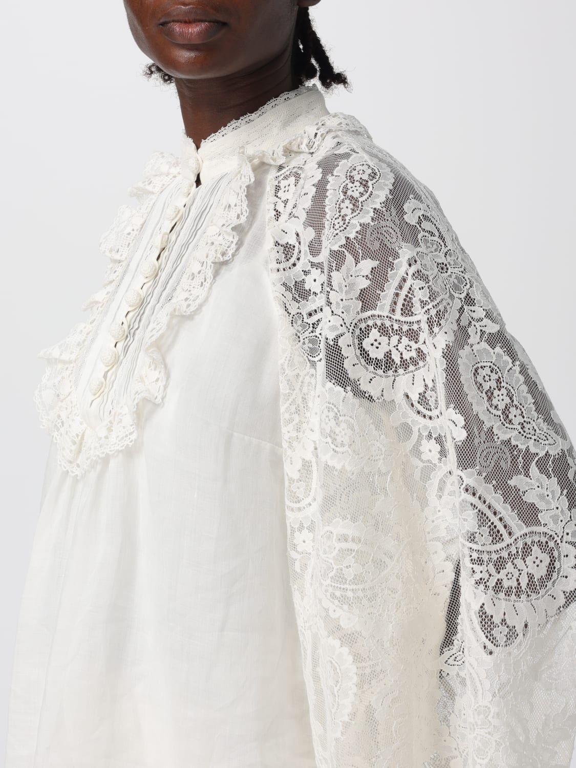 ZIMMERMANN TOP: Cape femme Zimmermann, Beige - Img 4