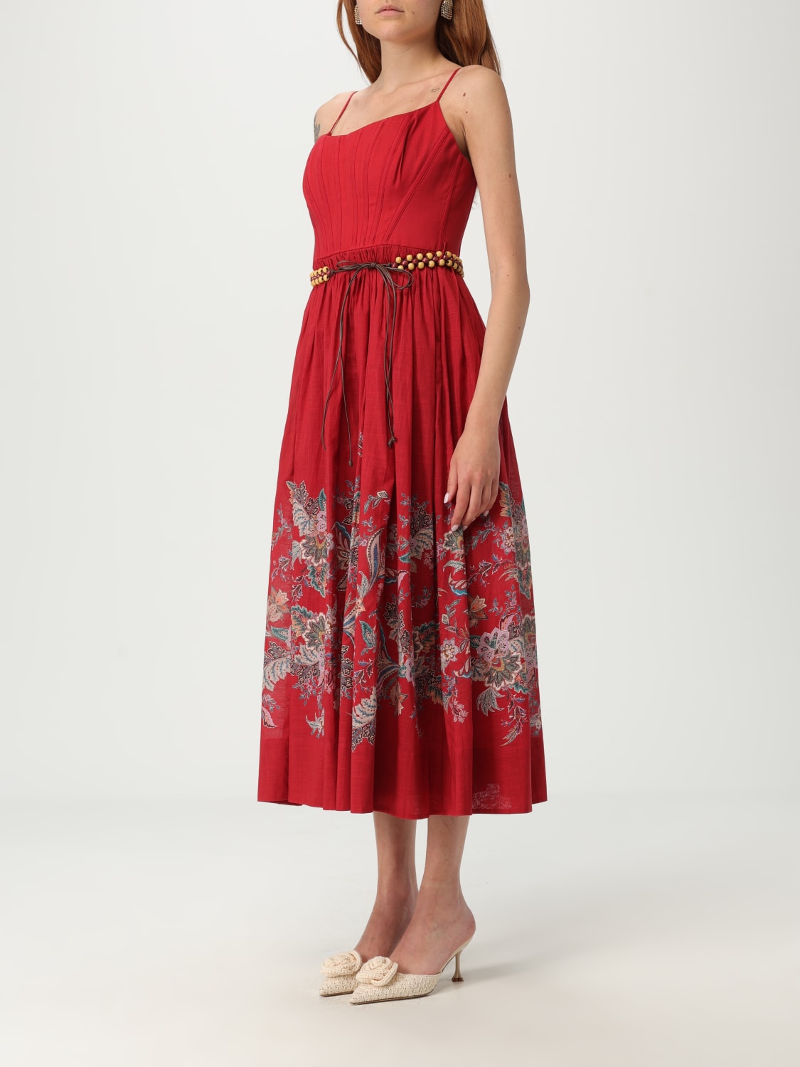 ZIMMERMANN VESTIDO: Vestido mujer Zimmermann, Rojo - Img 3