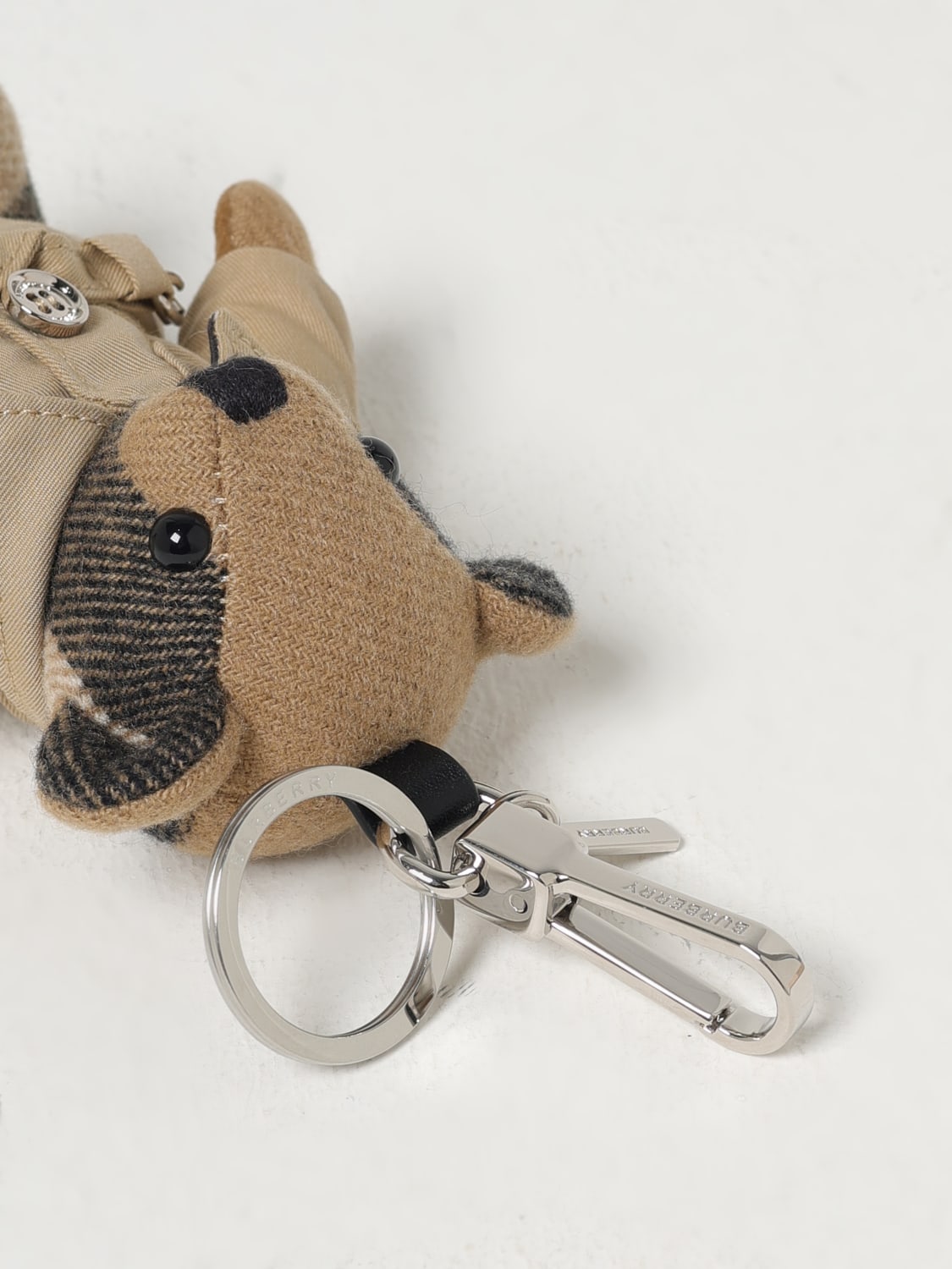 BURBERRY LLAVERO: Llavero mujer Burberry, Beige - Img 3