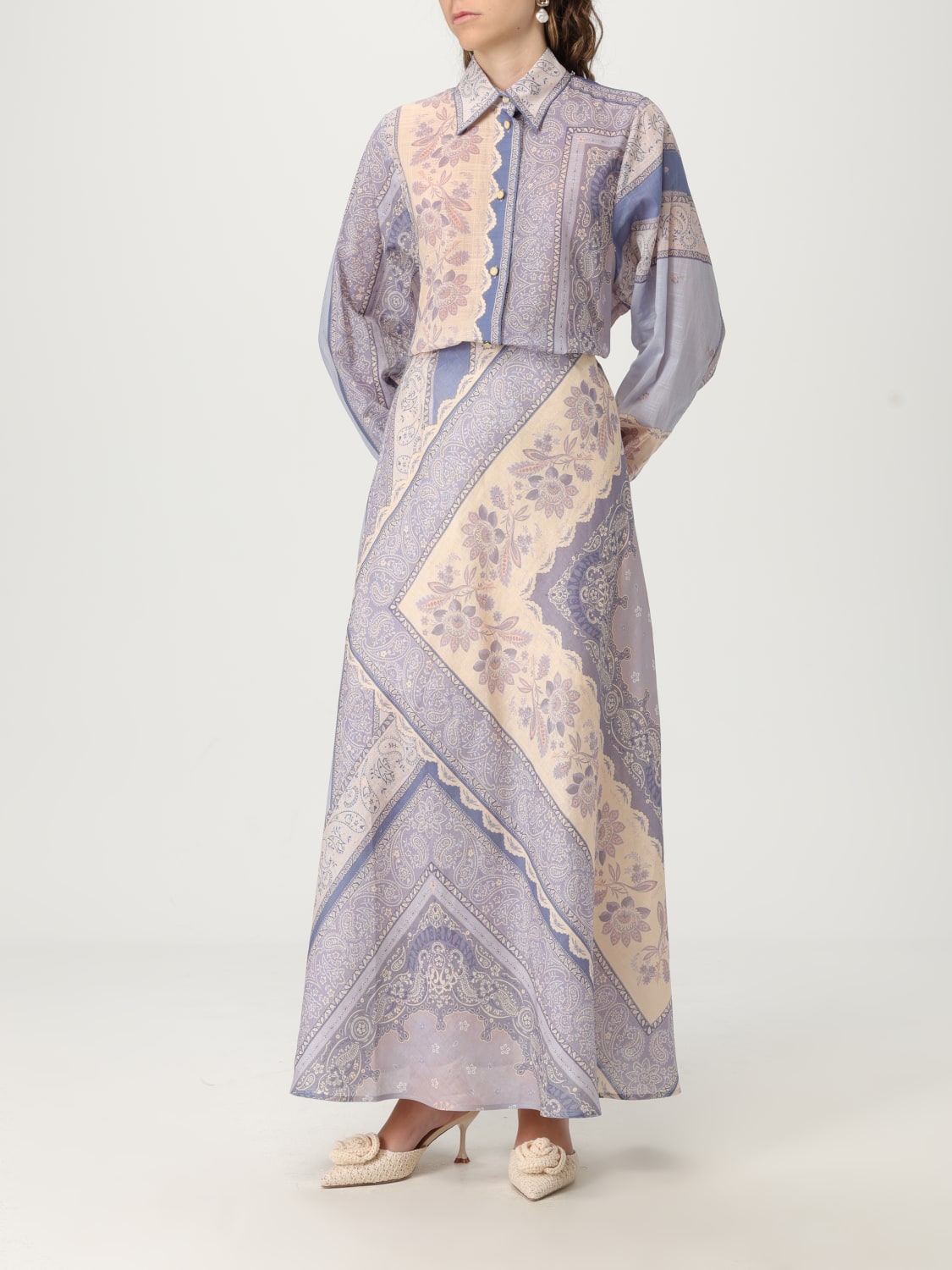 ZIMMERMANN CAMISA: Camisa mujer Zimmermann, Violeta - Img 2