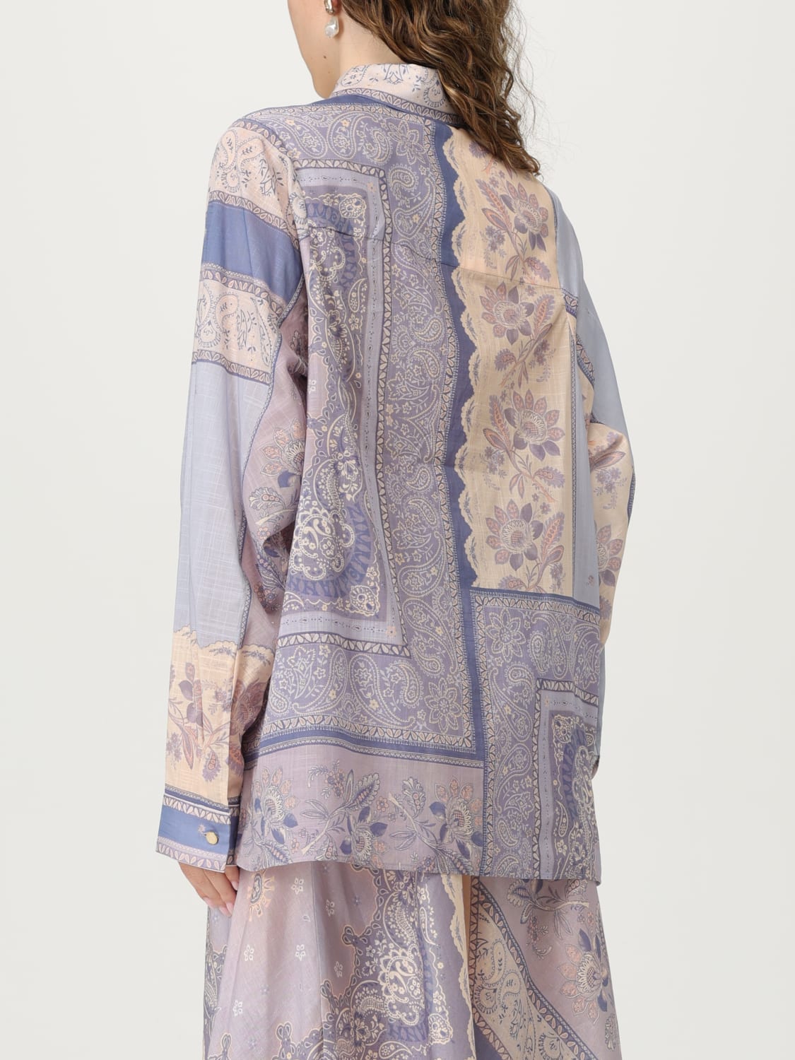 ZIMMERMANN CAMISA: Camisa mujer Zimmermann, Violeta - Img 3