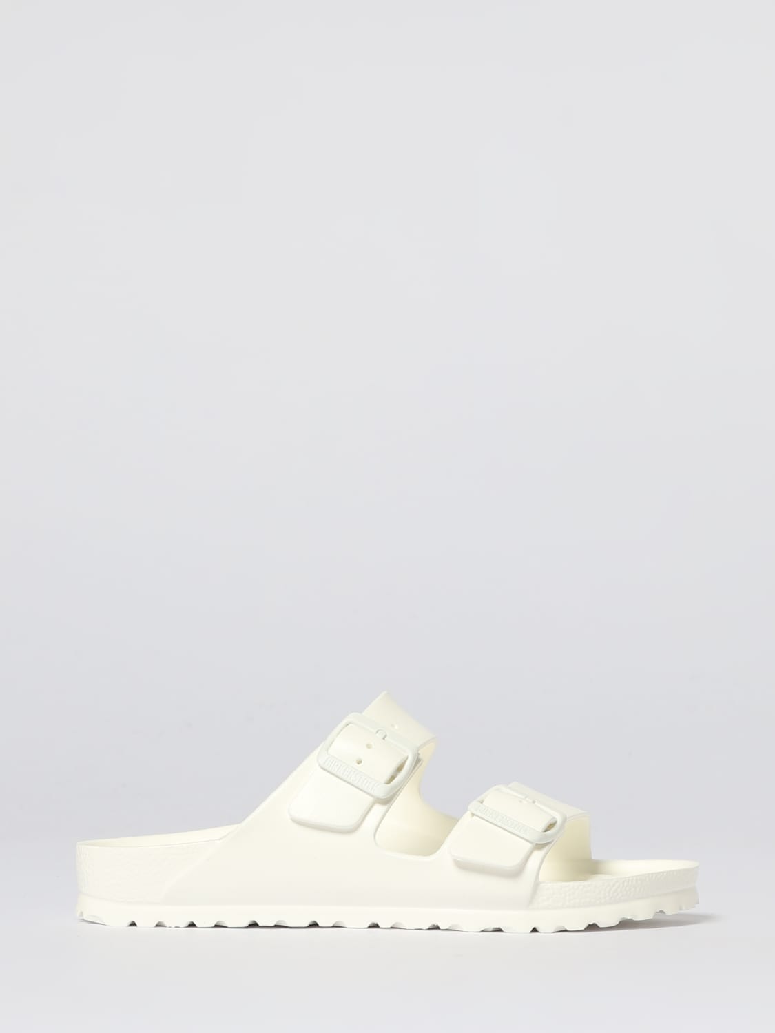BIRKENSTOCK HEELED SANDAL: Flat sandals woman Birkenstock, White - Img 1