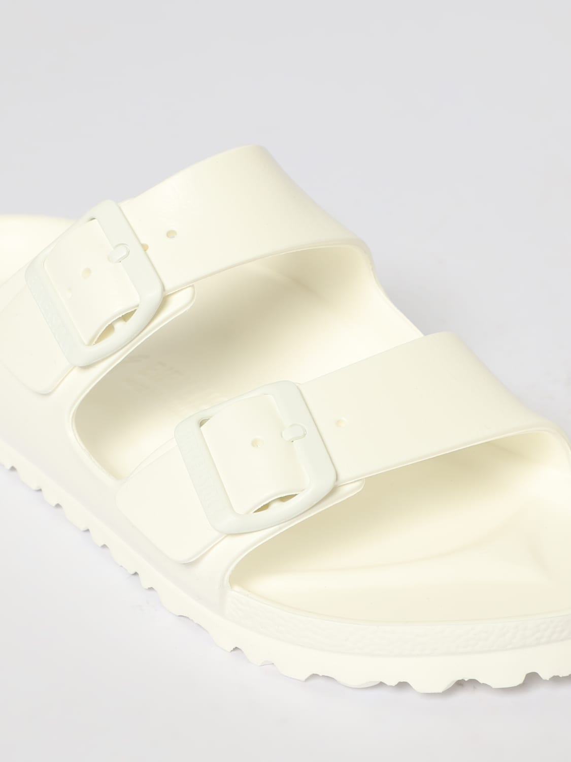 BIRKENSTOCK HEELED SANDAL: Flat sandals woman Birkenstock, White - Img 4