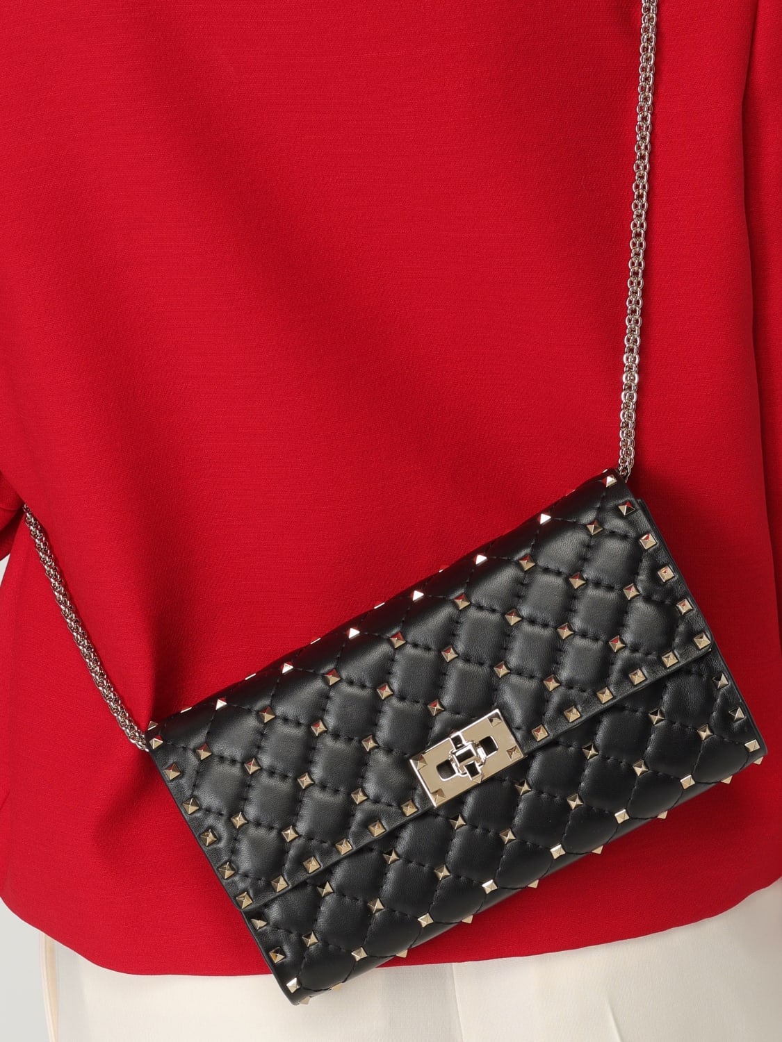 VALENTINO GARAVANI MINI BAG: Crossbody bags woman Valentino Garavani, Black - Img 2