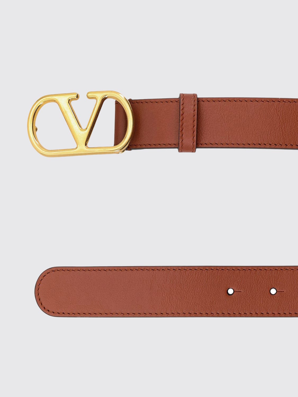 VALENTINO GARAVANI BELT: Belt woman Valentino Garavani, Brown - Img 3