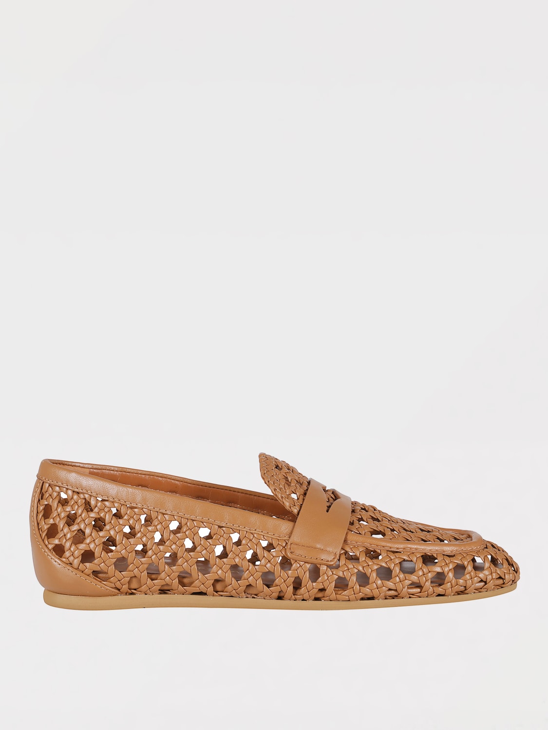 STUART WEITZMAN MOCASSIN: Chaussures femme Stuart Weitzman, Noisette - Img 1