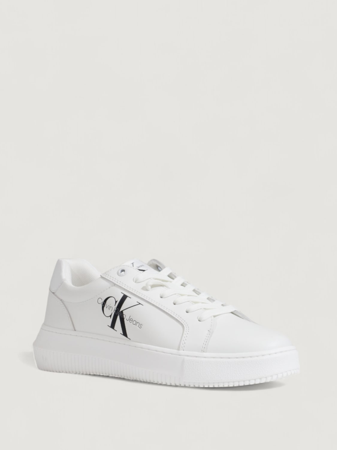 スニーカー   JEANS Woman Sneakers White YW0YW00823 YBR CALVIN KLEIN JEANS: Sneakers woman - White | Calvin Klein