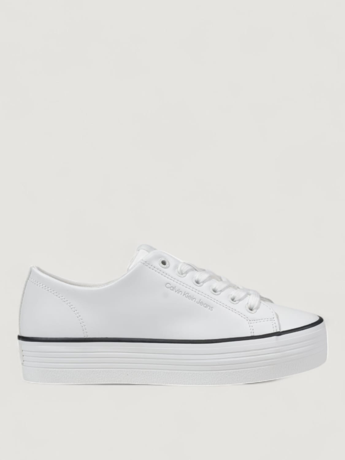 CALVIN KLEIN JEANS BASKETS: Baskets femme Calvin Klein Jeans, Blanc - Img 1
