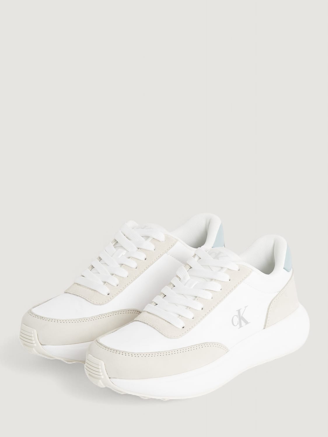 スニーカー JEANS Woman Sneakers Cream YW0YW01774 01U CALVIN KLEIN JEANS: Sneakers woman - Cream | Calvin Klein