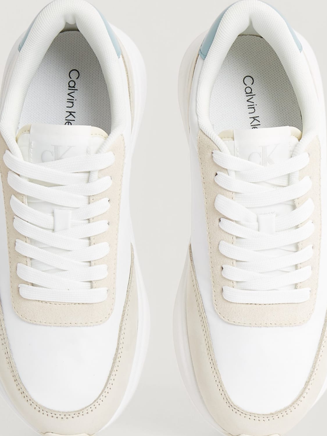 スニーカー   JEANS Woman Sneakers Cream YW0YW01774 01U CALVIN KLEIN JEANS: Sneakers woman - Cream | Calvin Klein
