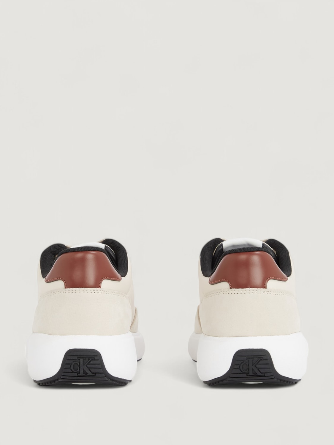 スニーカー   JEANS Men Sneakers Cream YM0YM01195 0GF CALVIN KLEIN JEANS: Trainers men - Cream | Calvin Klein