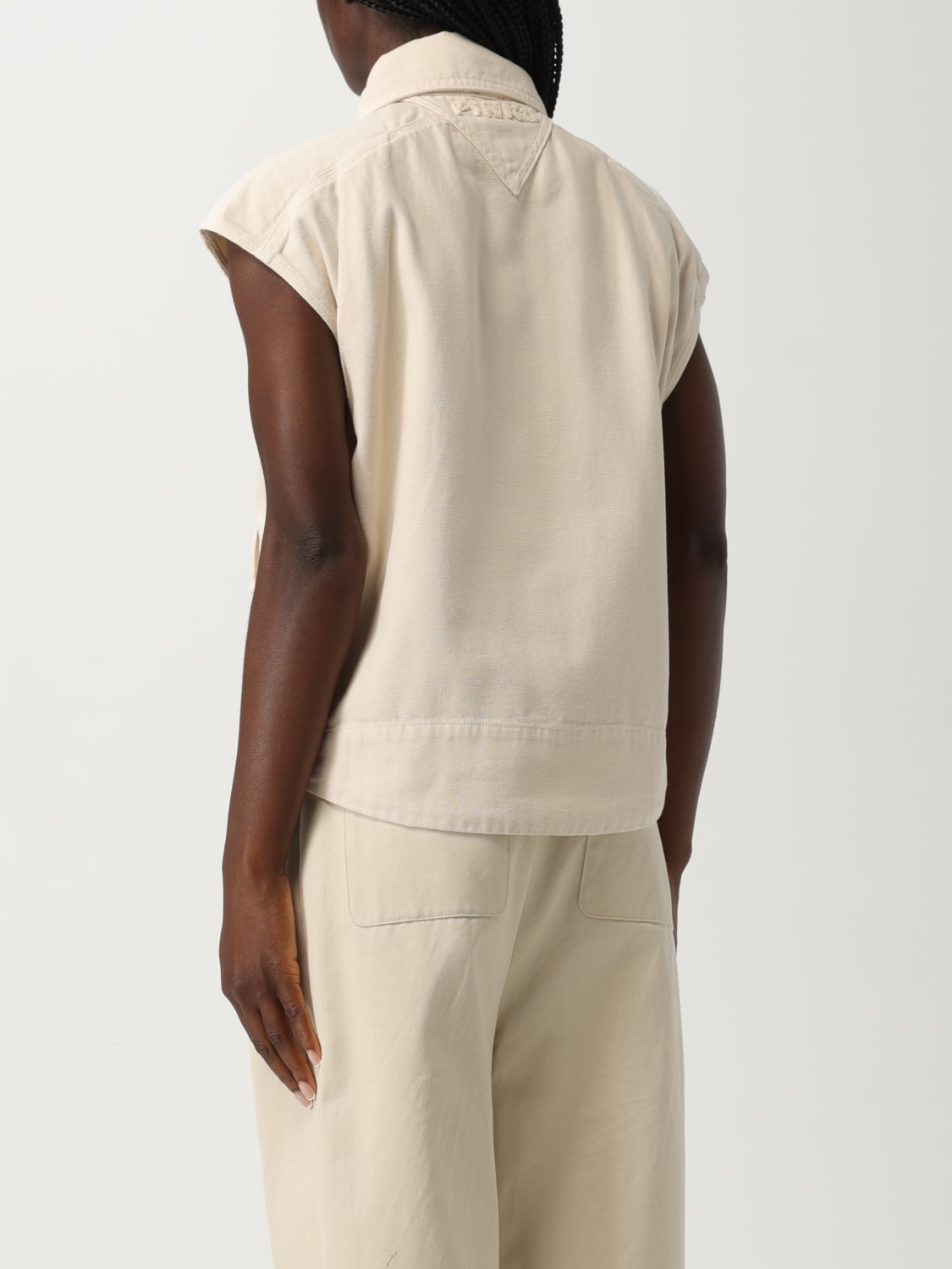 アウターその他 PINKO Woman Waistcoat Beige 105237A2M8 C00 PINKO: Waistcoat woman - Beige | Pinko waistcoat 105237A2M8