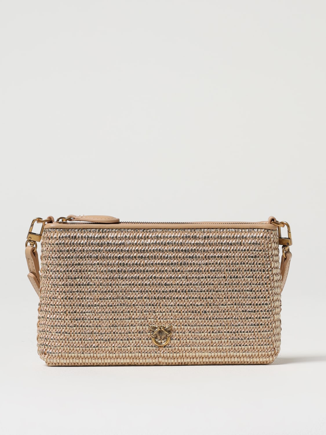 PINKO CROSSBODY BAG: Clutch woman Pinko, Gold - Img 1