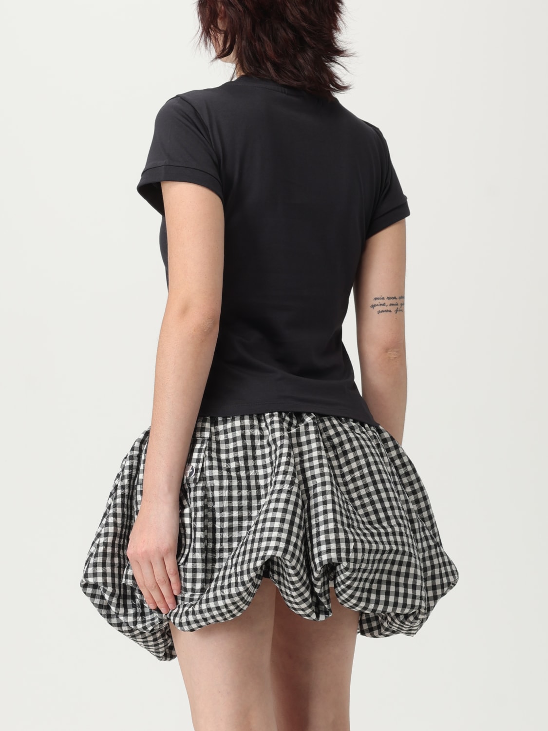 GANNI T-SHIRT: T-shirt woman Ganni, Grey - Img 3