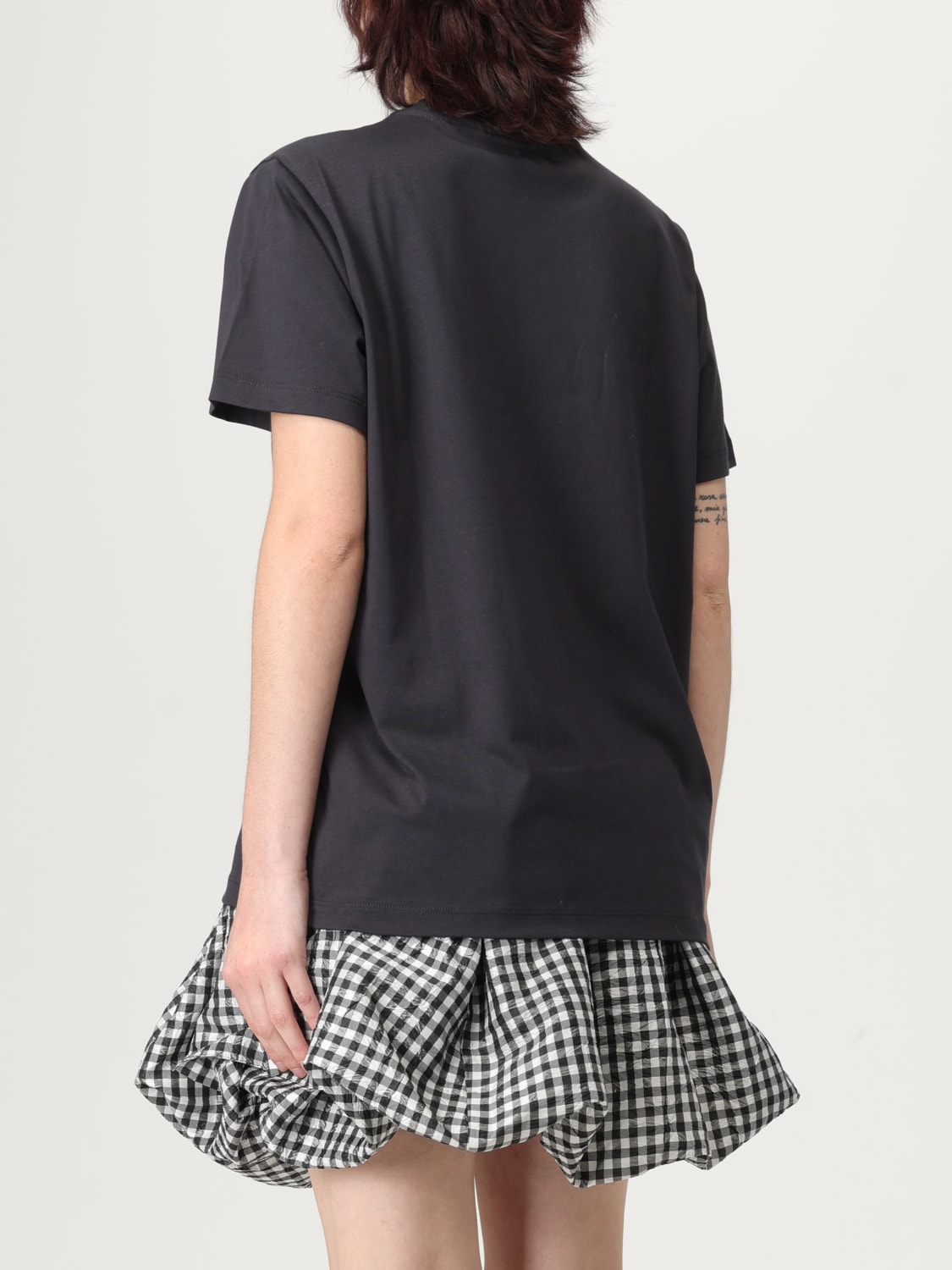 GANNI T-SHIRT: T-shirt woman Ganni, Grey - Img 3