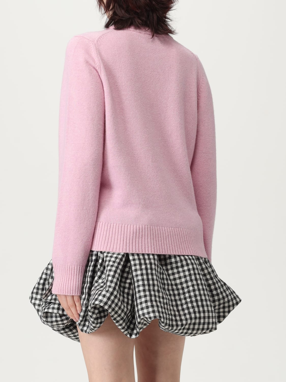 GANNI SWEATER: Sweater woman Ganni, Pink - Img 3