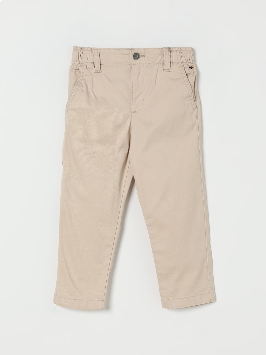 TOMMY HILFIGER PANTS: Pants kids Tommy Hilfiger, Beige - Img 1