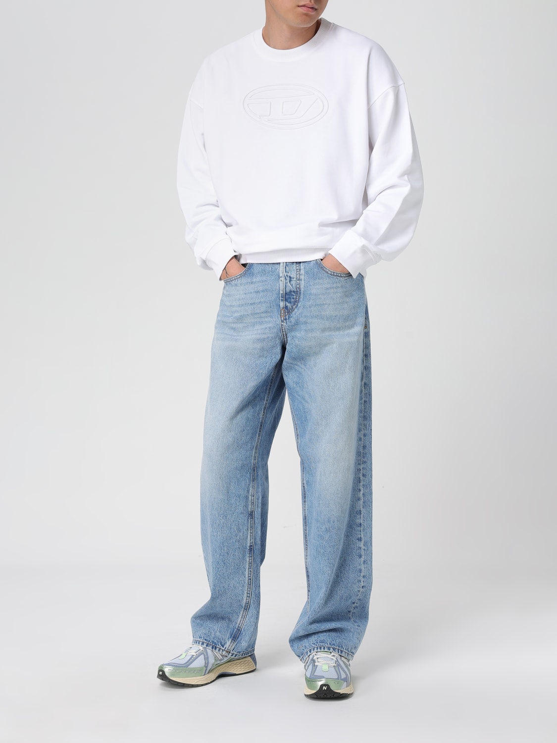 DIESEL SWEATSHIRT: Sweatshirt men Diesel, White - Img 2