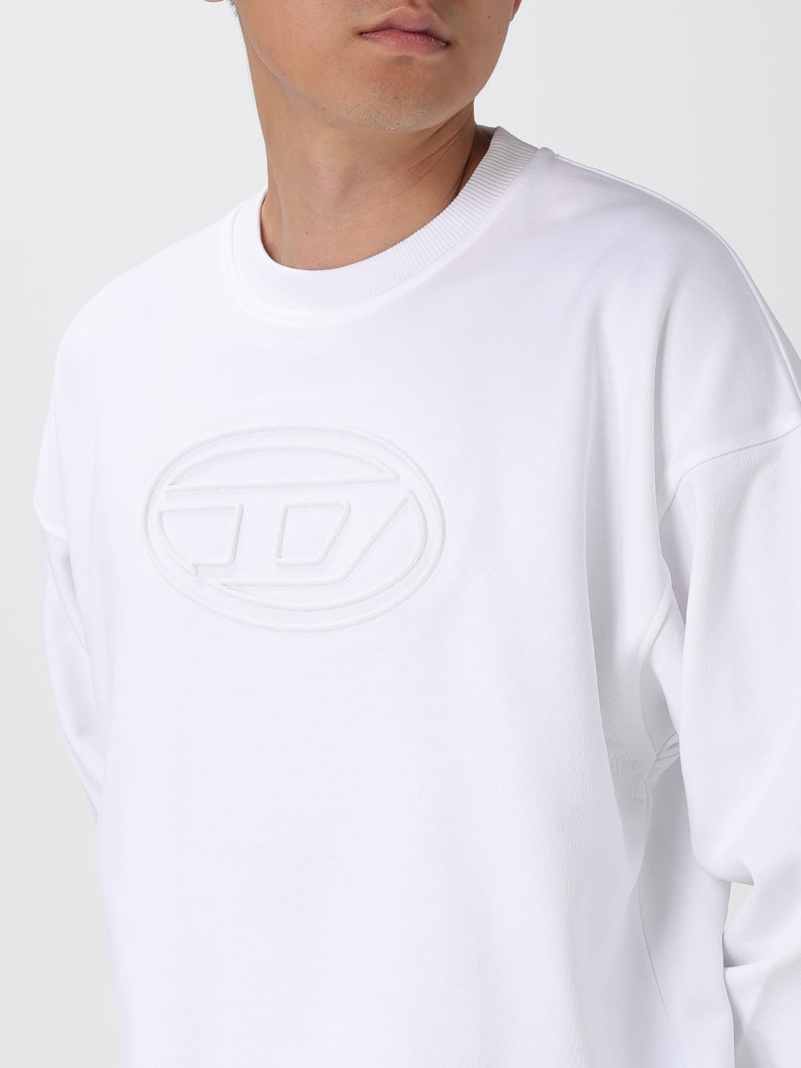 DIESEL SWEATSHIRT: Sweatshirt men Diesel, White - Img 4