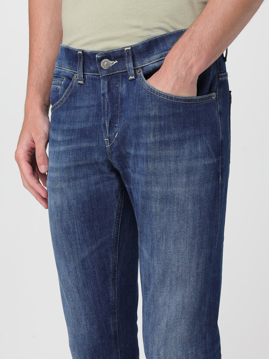 DONDUP JEANS: Jeans men Dondup, Blue - Img 3