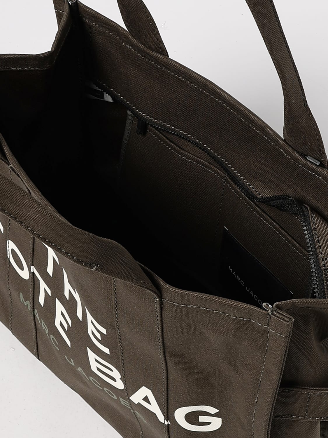 MARC JACOBS SAC CABAS: Sac porté main femme Marc Jacobs, Vert Militaire - Img 3